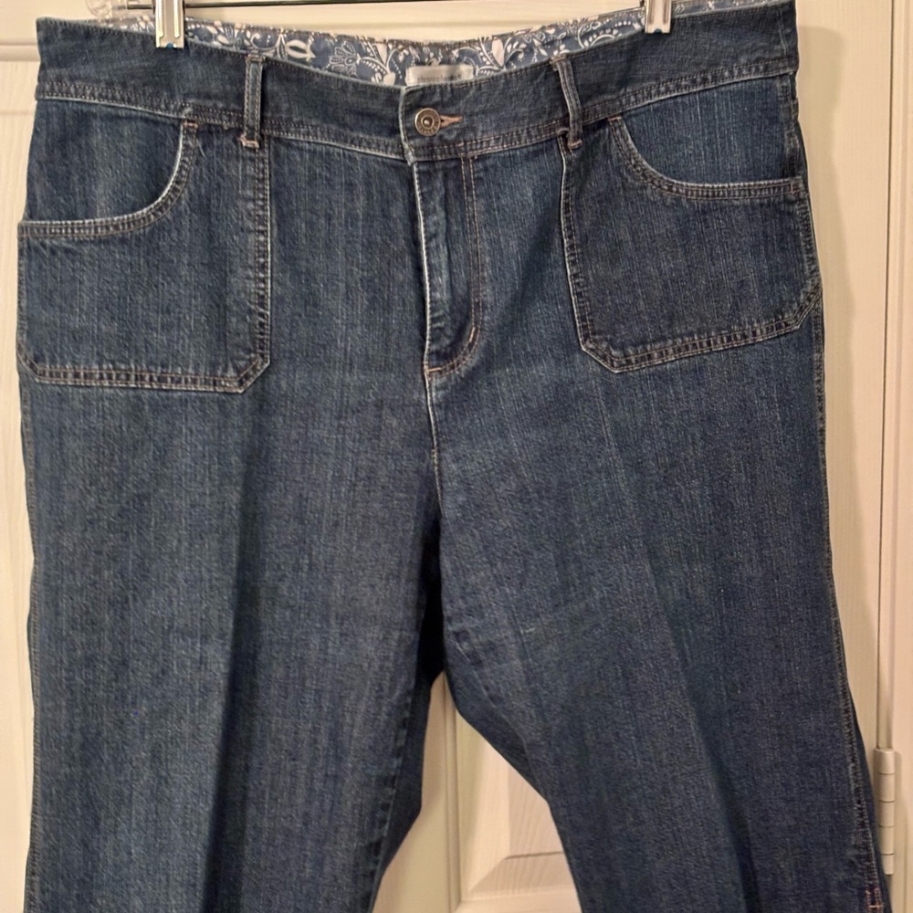 Denim capris
